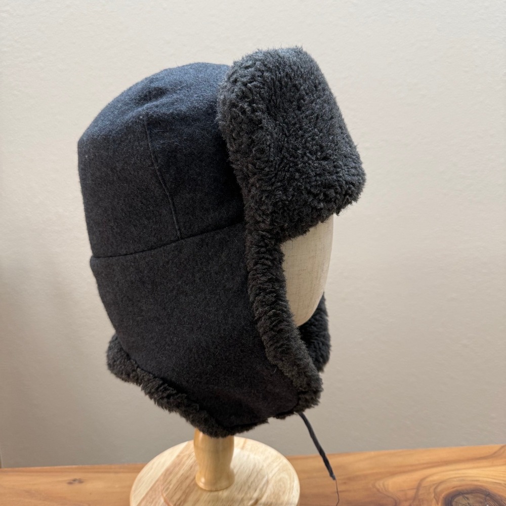 Wool Blend Made in Russia Earflap Trapper Hat Cap Kids Size XLG - Picture 5 of 12